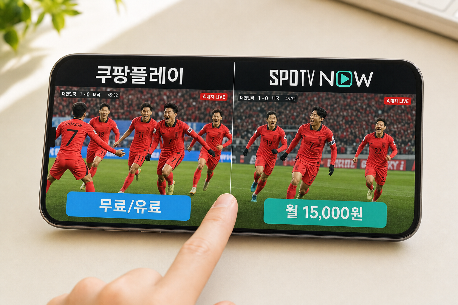 2026년 A매치 생중계 채널과 하이라이트 무료 시청 방법