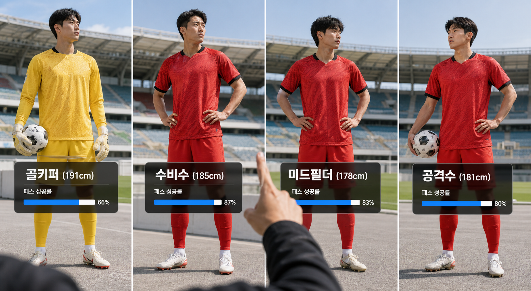 축구 선수 프로필: 대한민국 축구 국가대표팀 선수 명단과 포지션별 특징