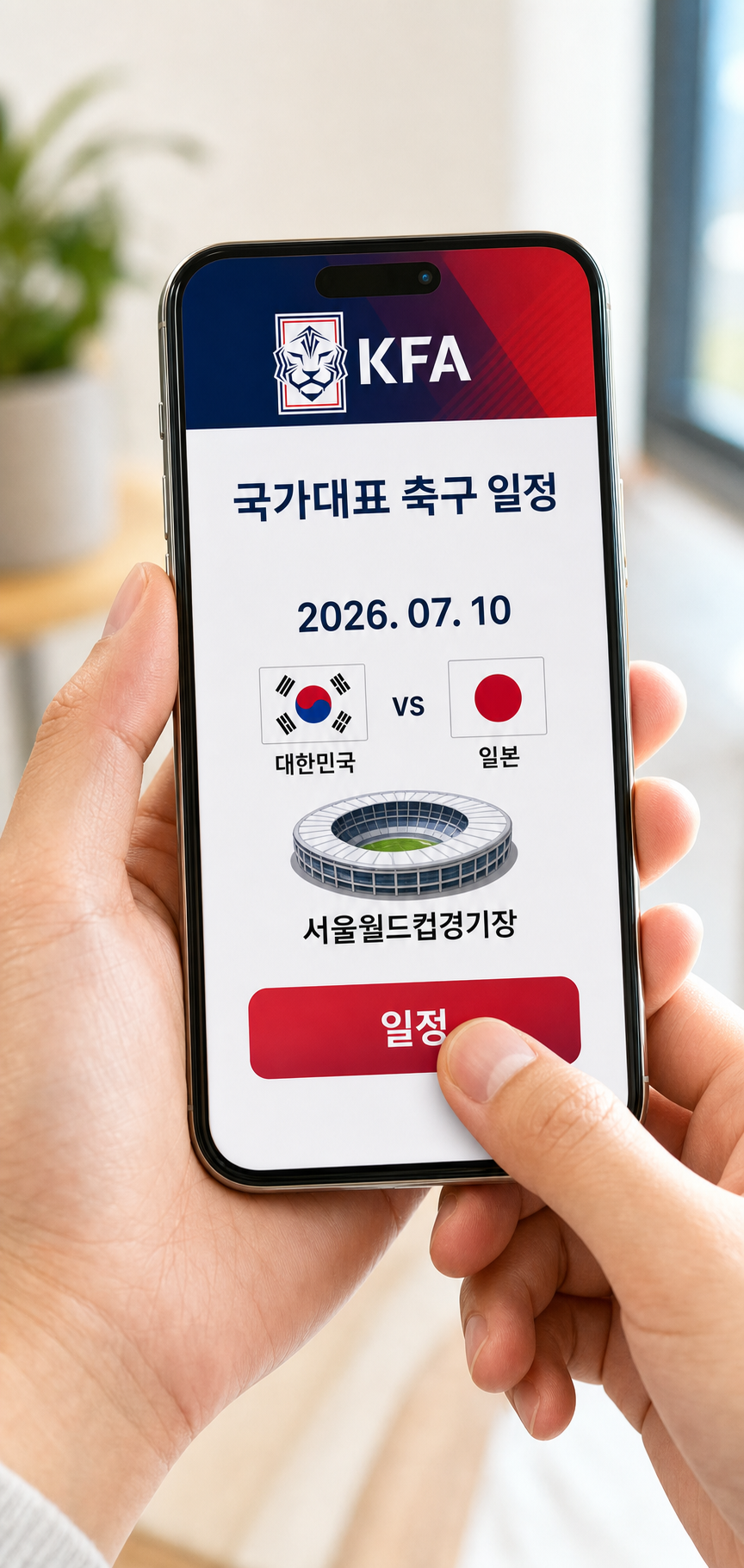 국가대표 축구 일정 확인 방법 총정리