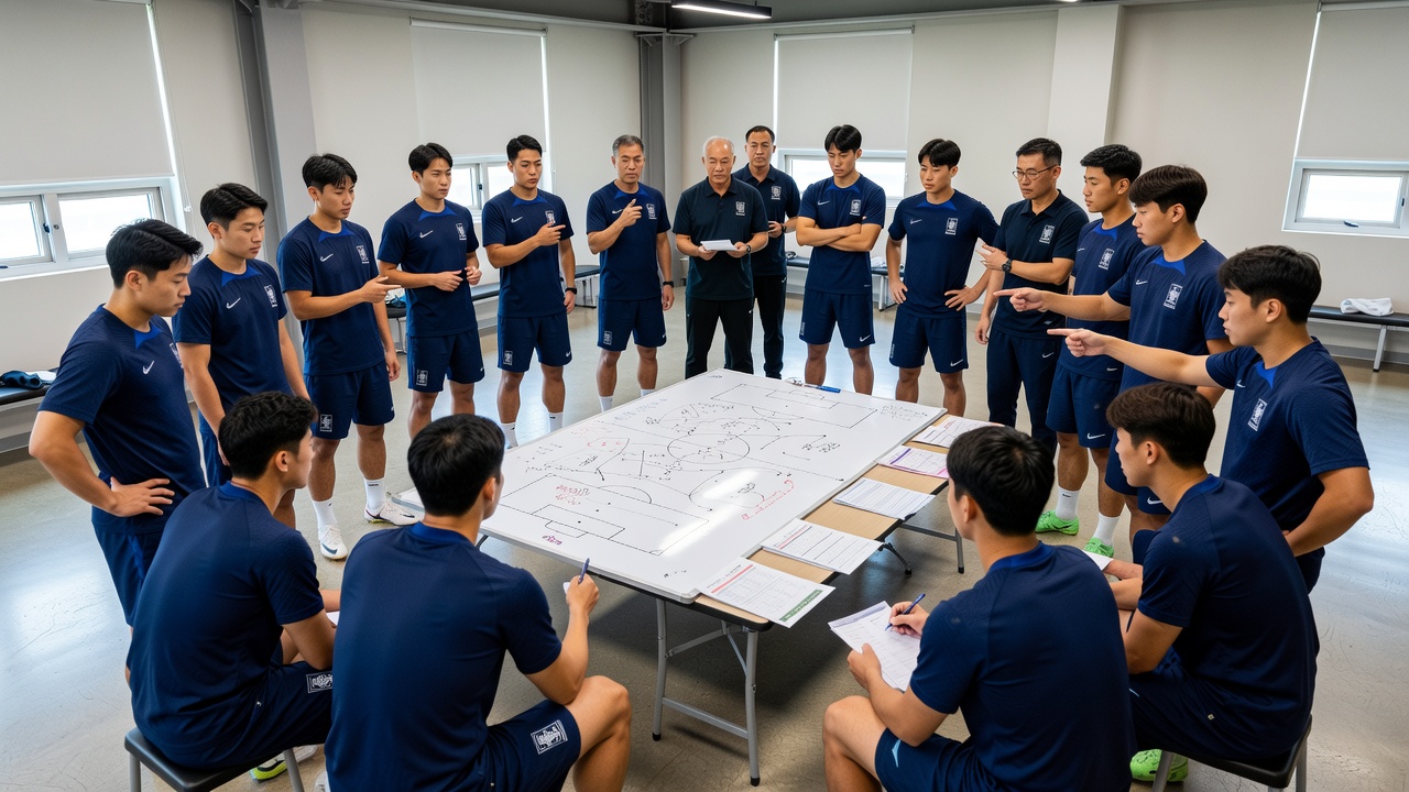 월드컵 예선 대한민국 축구 경기 전망 목차를 위한 전술 분석 장면