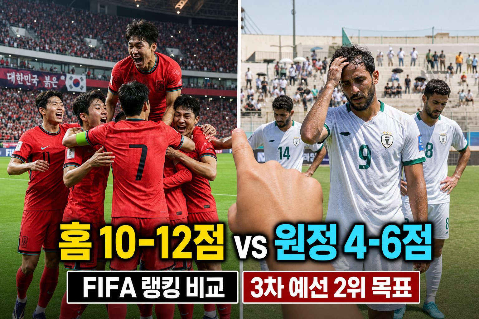 월드컵 예선 대한민국 축구 경기 전망